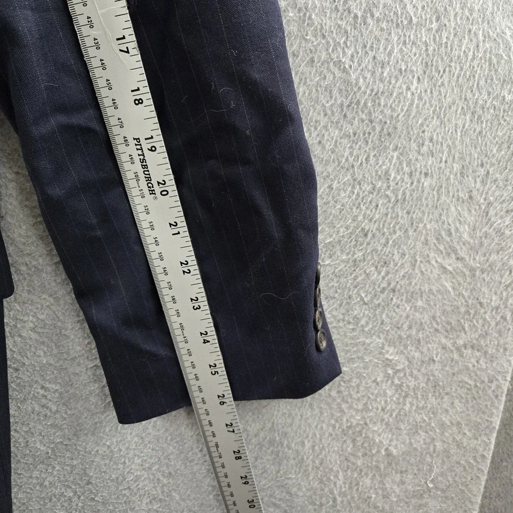 VINTAGE Chaps Ralph Lauren Men Blazer 44T Navy Wool Suit‎ Jacket